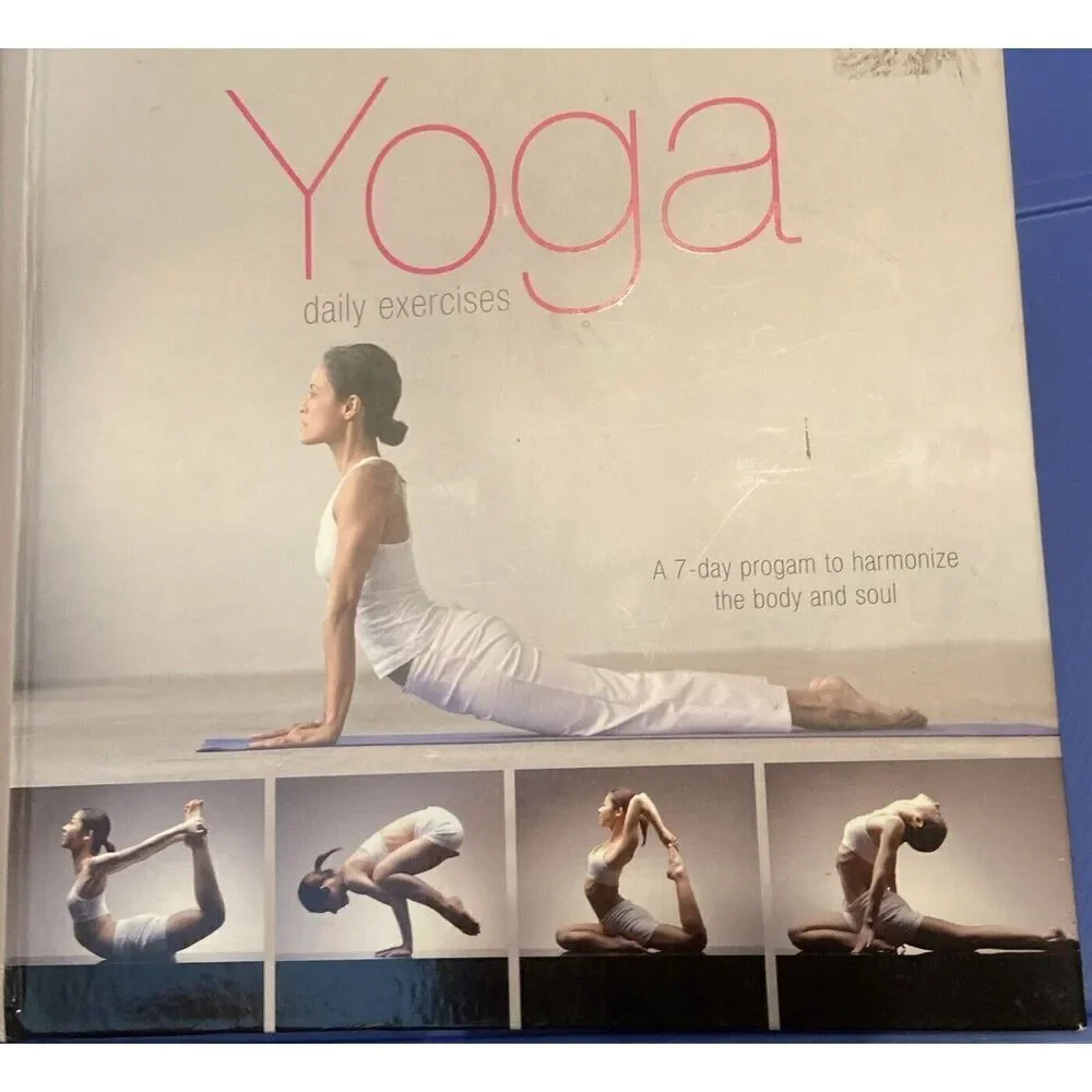 Yoga Lightweight Non-Slip Mat 24”x‎ 68”plus Yoga Daily Exercise Book